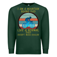Sports Green I Am A Mountain Biking Dad Premium Sweatshirt - Bettercallsaul