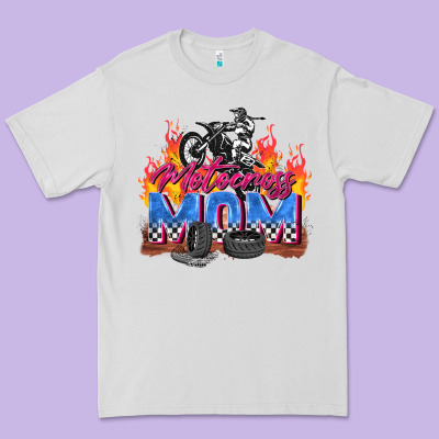 Motocross Mom Premium Tee Designed By Zillion Design Studio