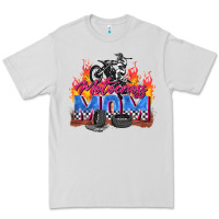 Dove Grey motocross mom Premium Tee - Zillion Design Studio