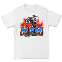White motocross mom Premium Tee - Zillion Design Studio