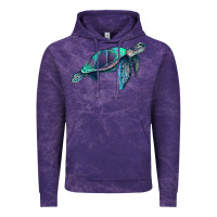 Cloud Purple turtle Vintage Hoodie - RanaPortraitStore