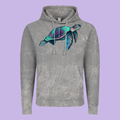 Turtle Vintage Hoodie Designed By Ranaportraitstore