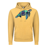 Vintage Mustard turtle Vintage Hoodie - RanaPortraitStore