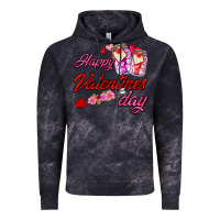 Cloud Black happy valentines day Vintage Hoodie - AdoDesignShop