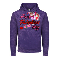 Cloud Purple happy valentines day Vintage Hoodie - AdoDesignShop