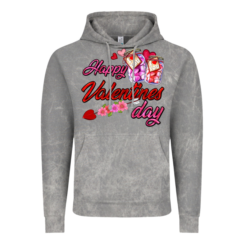 Happy Valentines Day Vintage Hoodie by AdoDesignShop | Teevron
