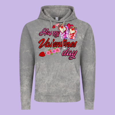 Happy Valentines Day Vintage Hoodie Designed By Adodesignshop
