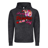 Vintage Black happy valentines day Vintage Hoodie - AdoDesignShop