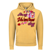 Vintage Mustard happy valentines day Vintage Hoodie - AdoDesignShop
