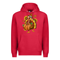 Cardinal Thanksgiving Turkey Premium Hoodie - texasbilliewilder