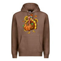 Chestnut Thanksgiving Turkey Premium Hoodie - texasbilliewilder