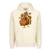 Sandshell Thanksgiving Turkey Premium Hoodie - texasbilliewilder