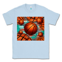 Dusty Blue basketball leopard serape tumbler Classic Tee - Jasminsmagicworld