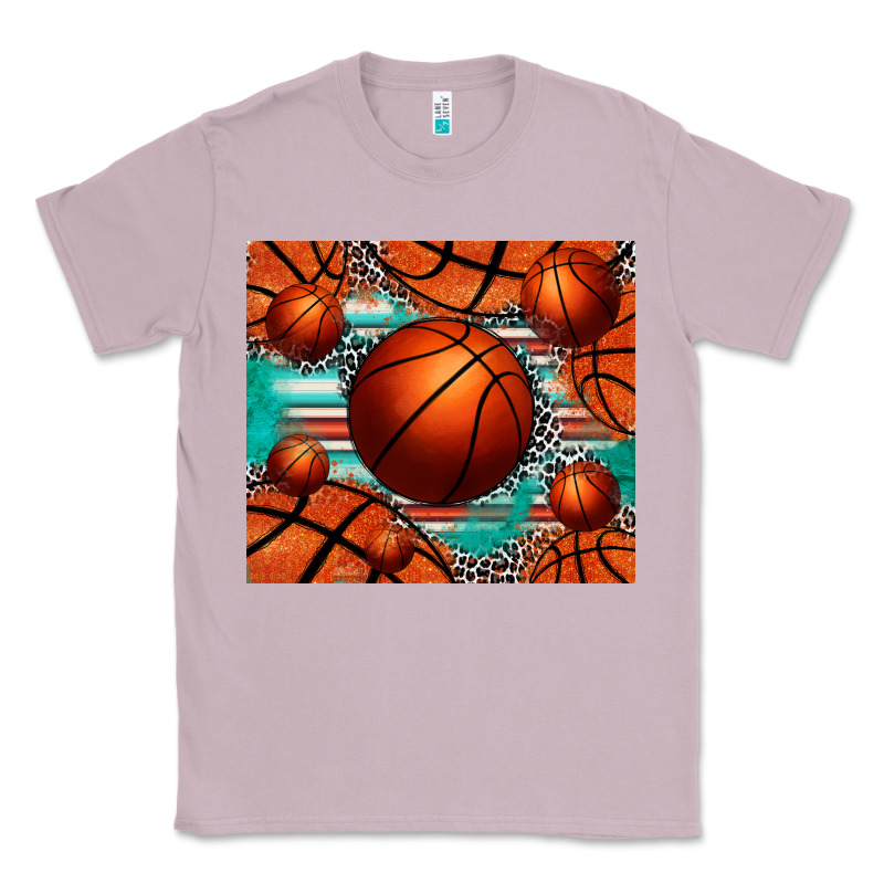 Basketball Leopard Serape Tumbler Classic Tee by Jasminsmagicworld | Teevron
