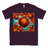 Plum basketball leopard serape tumbler Classic Tee - Jasminsmagicworld