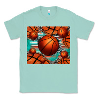 Seafoam basketball leopard serape tumbler Classic Tee - Jasminsmagicworld
