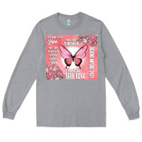 Heather Grey self love Long Sleeve Tee - MaliasSmallBusiness