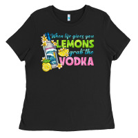 Black when life gives you lemons Ladies Tee - texasbilliewilder