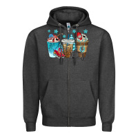 Charcoal Heather hockey coffee cups bbs Zipper Hoodie - BundleAndBundleShop