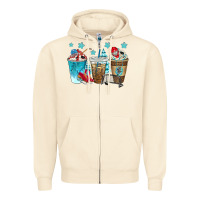 Sandshell hockey coffee cups bbs Zipper Hoodie - BundleAndBundleShop
