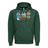Sports Green hockey coffee cups bbs Zipper Hoodie - BundleAndBundleShop
