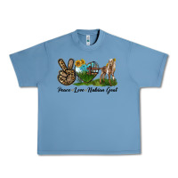 Peace Love Nubian Goat Urban Heavy Tee | Teevron