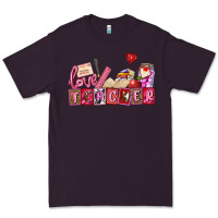 Plum valentines day teacher Premium Tee - AdoDesignShop