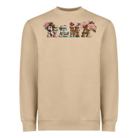 Mushroom Western Floral Mama Heavyweight Sweatshirt - LillyAllenDesigns