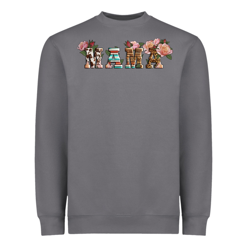 Western Floral Mama Heavyweight Sweatshirt by LillyAllenDesigns | Teevron