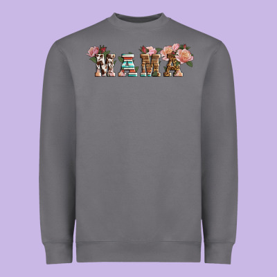 Western Floral Mama Heavyweight Sweatshirt Designed By Lillyallendesigns