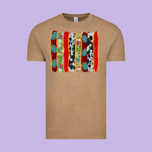 Christmas Brushstroke Vintage Tee Designed By Adodesignshop