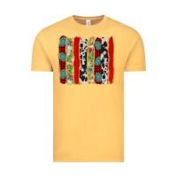 Vintage Mustard christmas brushstroke Vintage Tee - AdoDesignShop