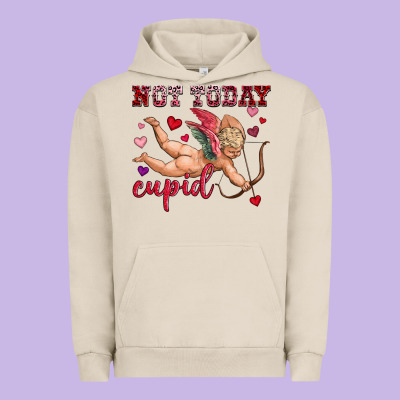Not Today Cupid Urban Hoodie Designed By Oliviacreatesart