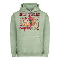Pigment Oil Green not today cupid Urban Hoodie - OliviaCreatesArt