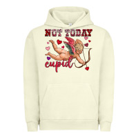 Pigment Pistachio not today cupid Urban Hoodie - OliviaCreatesArt