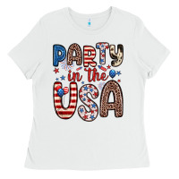 White party in the usa Ladies Tee - Zillion Design Studio