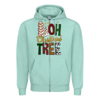 Seafoam oh christmas tree bbs Zipper Hoodie - BundleAndBundleShop