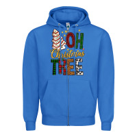 True Royal oh christmas tree bbs Zipper Hoodie - BundleAndBundleShop