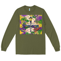 Army Green mardi gras street lights Long Sleeve Tee - MaliasSmallBusiness