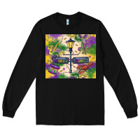 Black mardi gras street lights Long Sleeve Tee - MaliasSmallBusiness