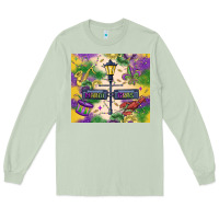 Matcha mardi gras street lights Long Sleeve Tee - MaliasSmallBusiness