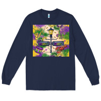 Navy mardi gras street lights Long Sleeve Tee - MaliasSmallBusiness