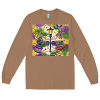 Toasted Coconut mardi gras street lights Long Sleeve Tee - MaliasSmallBusiness
