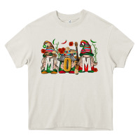 Cream Mexican Mom Gnome Heavy Core Tee - texasbilliewilder