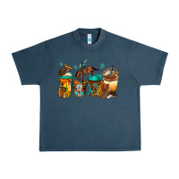 Midnight Navy rodeo coffee Urban Heavy Tee - Jasminsmagicworld