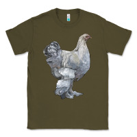 Army Green Brahma Chicken Classic Tee - LillyAllenDesigns