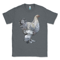 Charcoal Heather Brahma Chicken Classic Tee - LillyAllenDesigns