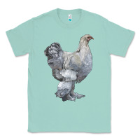 Seafoam Brahma Chicken Classic Tee - LillyAllenDesigns