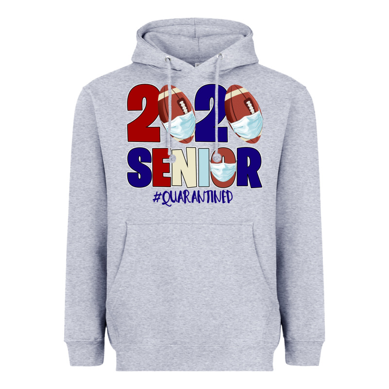 Quarantined Senior 2020 American Football Heavyweight Hoodie by Bettercallsaul | Teevron