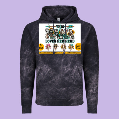 This Mama  Loves Her Herd Goats Vintage Hoodie Designed By Jasminsmagicworld
